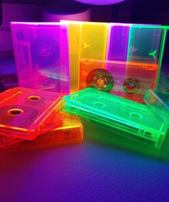 Fluorescent Glow Cassette Tape