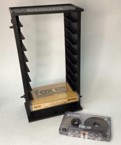 GetTapesHere.com Cassette Rack with Fox Tape